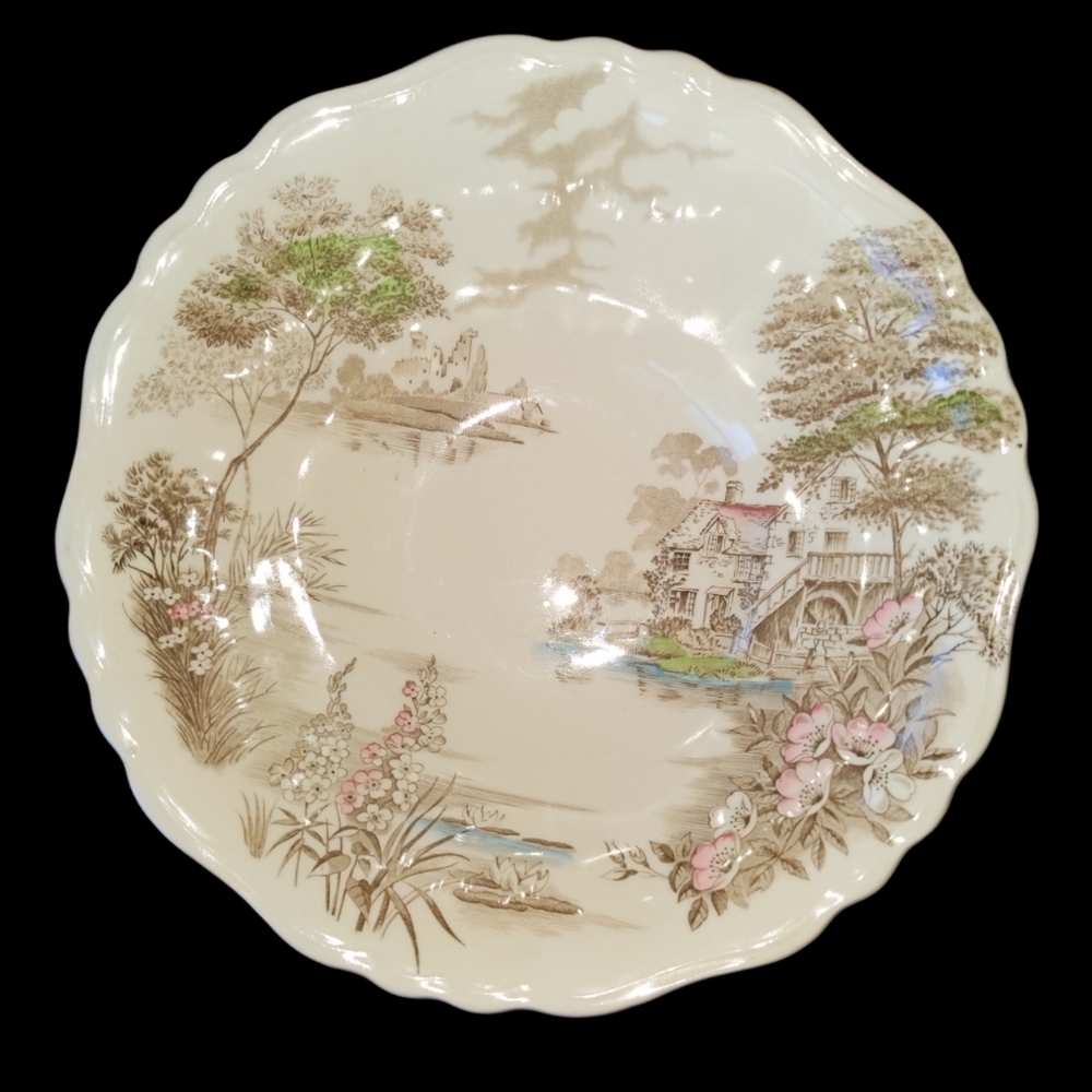 English Staffordshire Old AVON Dale Bowl J&G Meakin England